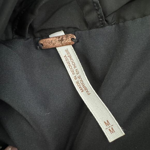Free People puffer jacket black - Picture 7 of 11